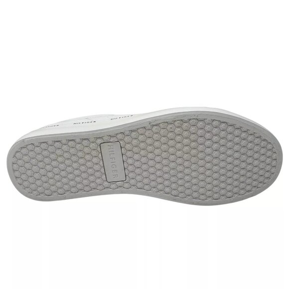 Tommy Hilfiger Women's Henissly Sneaker Size 8.5 White Lace up Casual & Stylish - Picture 12 of 13